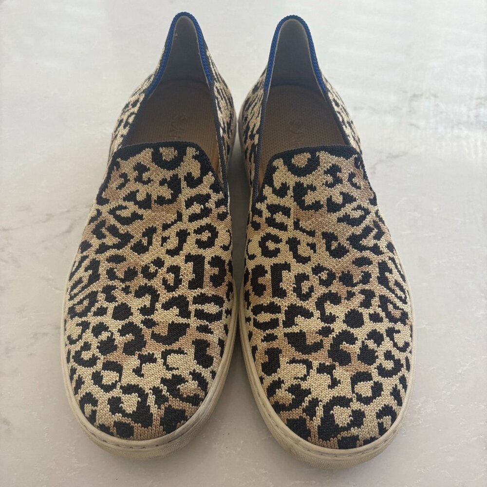 Rothys original slip on sneaker, leopard spots, cat